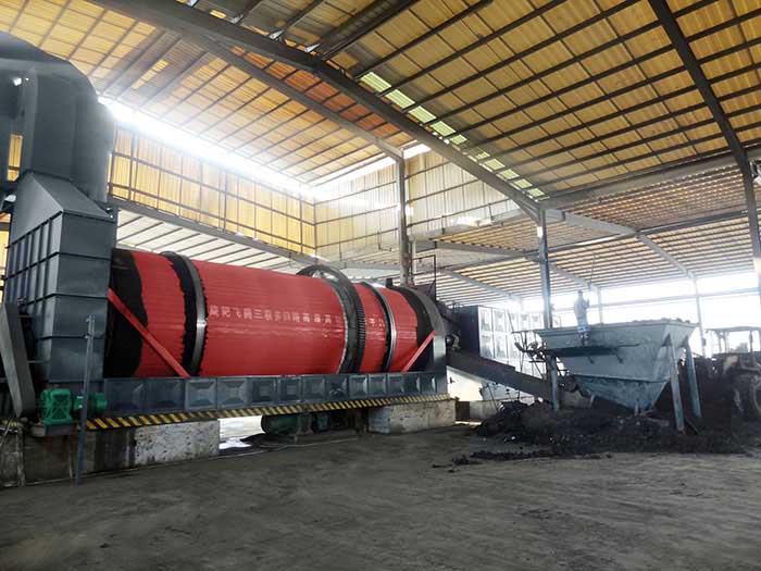 大型酒糟烘干機調(diào)試