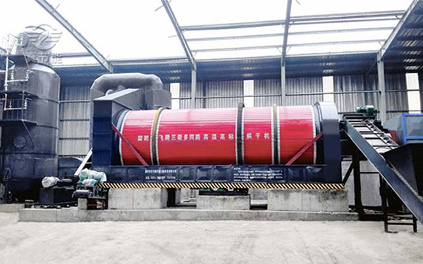 豆渣烘干機現(xiàn)場