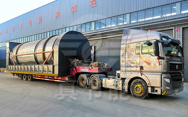 果渣烘干設備發貨現場